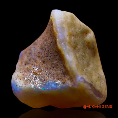 Natural Untreated Fire Opal Loose Gemstone Fancy Rough From Australia 6.00 Cts 13x13x6 mm RE-976