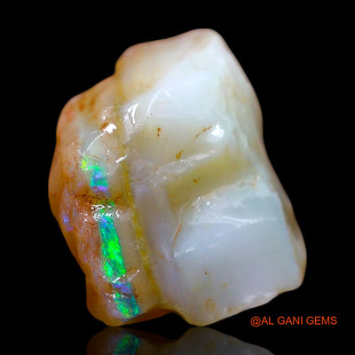 5.00 Cts Natural Australian Fire Opal Loose Gemstone Fancy Rough 11x7x8 mm RE-977