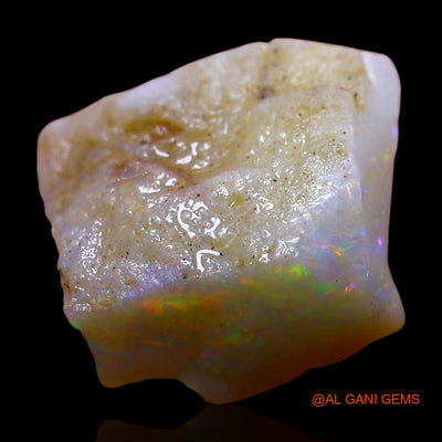 Natural Fire Opal Gemstone 4.00 Cts Loose Fancy Rough From Australia 12x9x5 mm RE-978