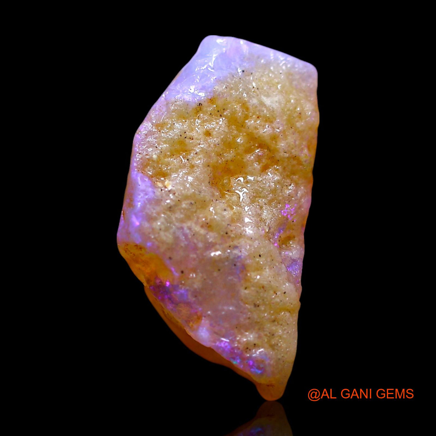 3.00 Cts Natural Australian Fire Opal Loose Gemstone Fancy Rough 15x8x6 mm RE-979