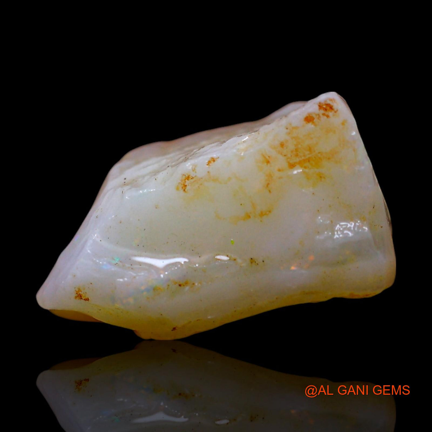 5.00 Cts Natural Australian Fire Opal Fancy Rough Loose Gemstone For Jewelry 12x9x6 mm RE-981