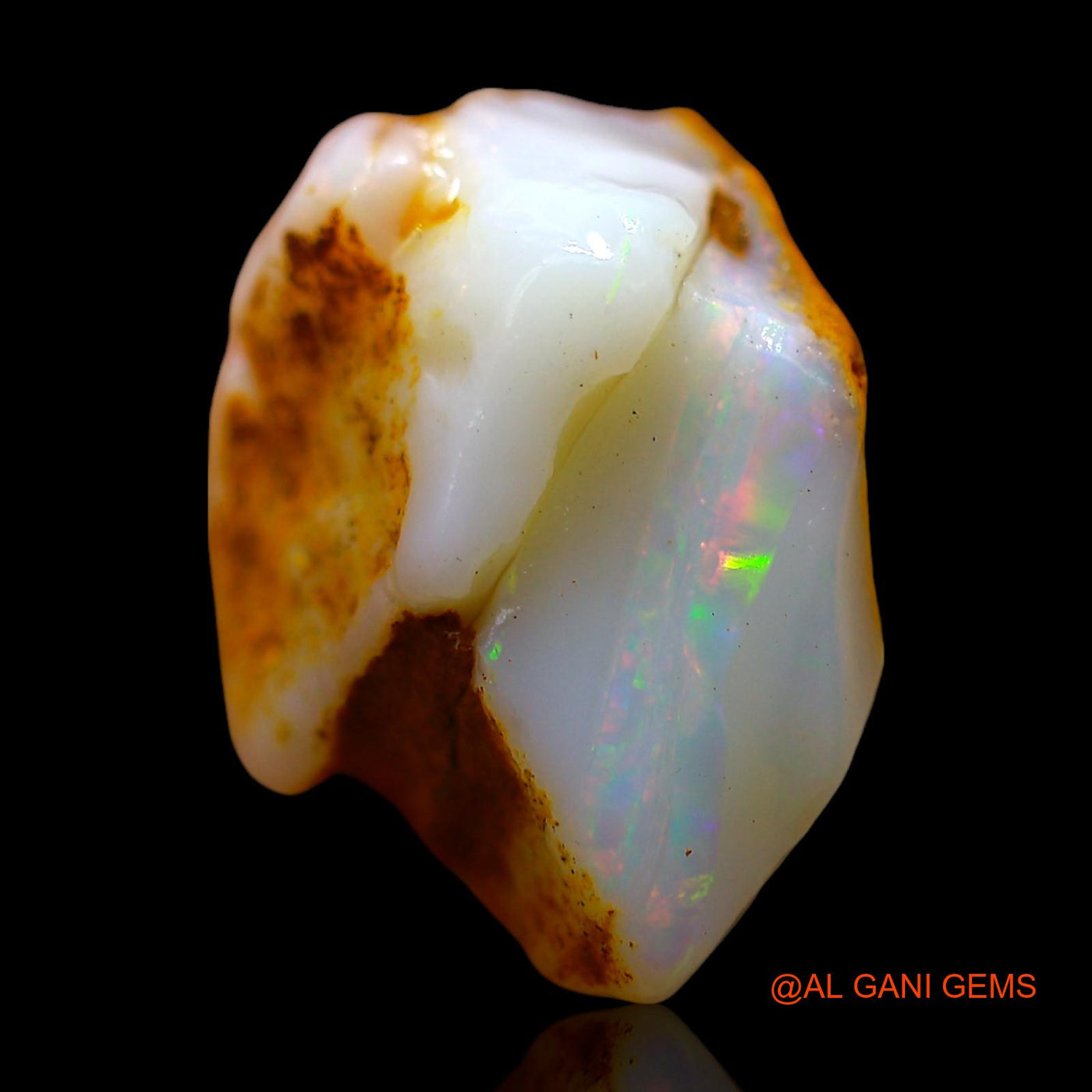 9.00 Cts Natural Australian Fire Opal Loose Gemstone Fancy Rough 13x12x10 mm RE-98