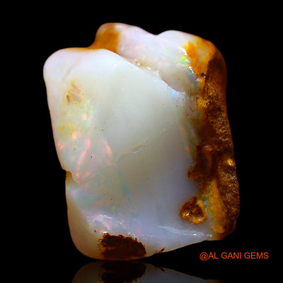9.00 Cts Natural Australian Fire Opal Loose Gemstone Fancy Rough 13x12x10 mm RE-98