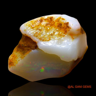 9.00 Cts Natural Australian Fire Opal Loose Gemstone Fancy Rough 13x12x10 mm RE-98