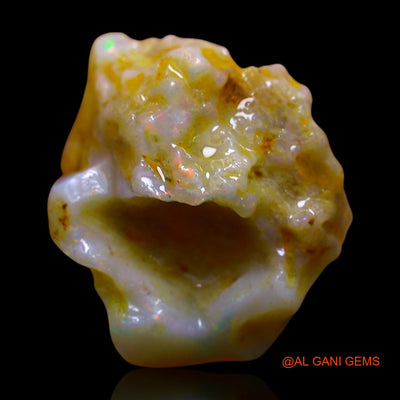 6.00 Cts Natural Australian Fire Opal Loose Gemstone Fancy Rough 16x13x8 mm RE-997