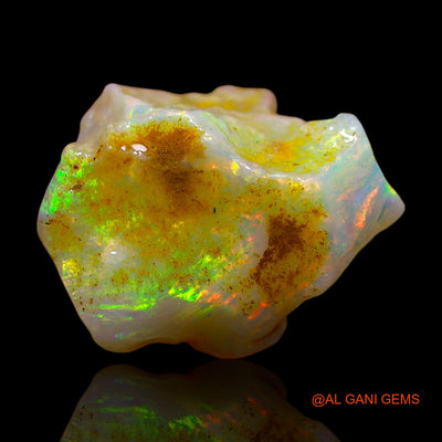 6.00 Cts Natural Australian Fire Opal Loose Gemstone Fancy Rough 16x13x8 mm RE-997