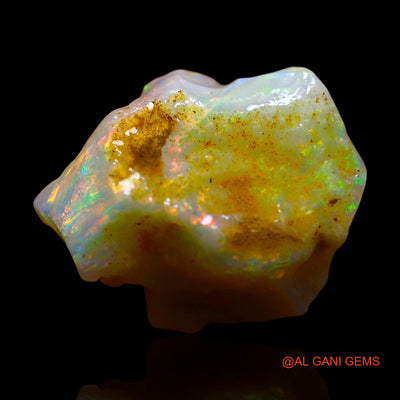 6.00 Cts Natural Australian Fire Opal Loose Gemstone Fancy Rough 16x13x8 mm RE-997