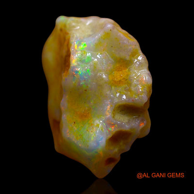 6.00 Cts Natural Australian Fire Opal Loose Gemstone Fancy Rough 16x13x8 mm RE-997