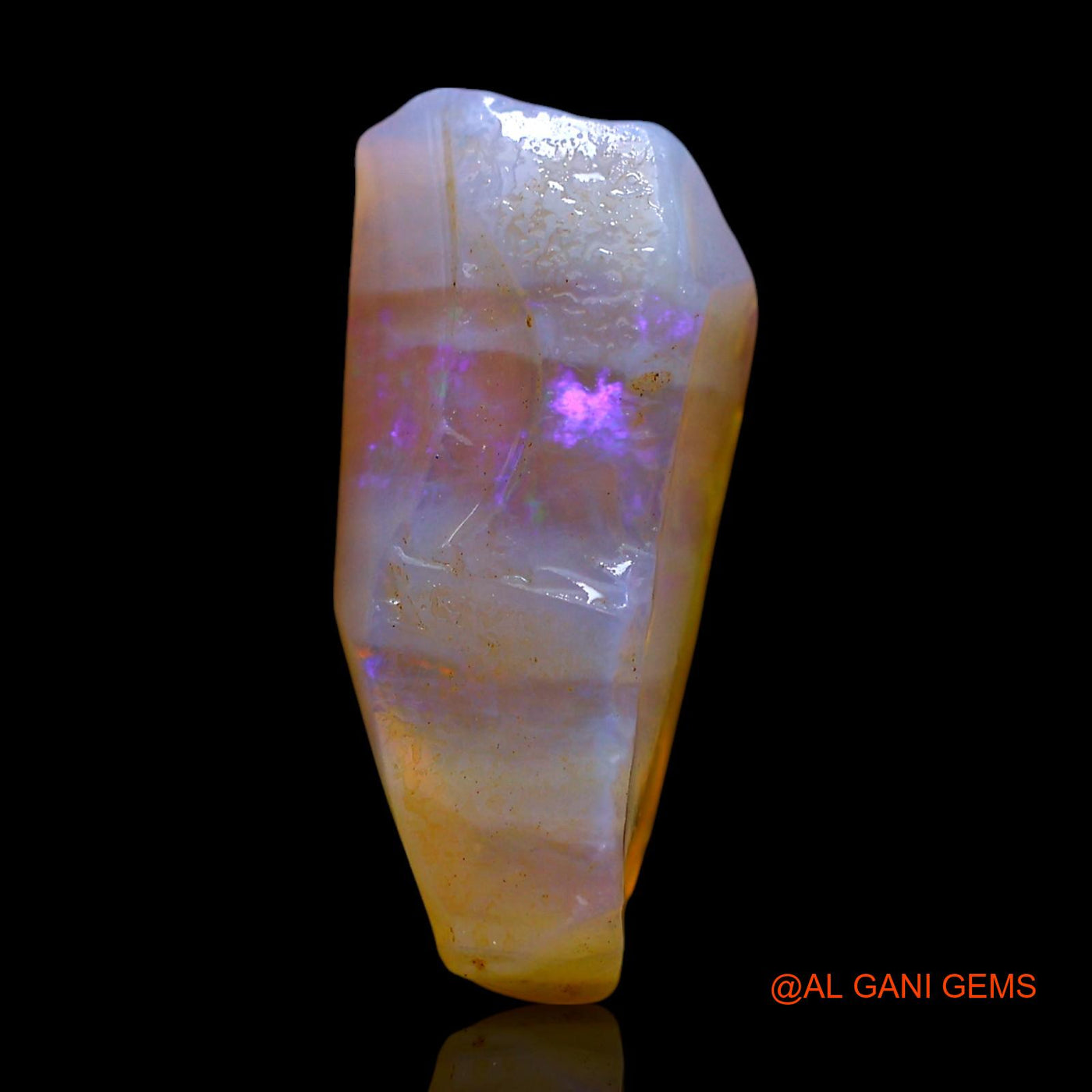 5.00 Cts Natural Australian Fire Opal Loose Gemstone Fancy Rough 17x8x5 mm RE-998