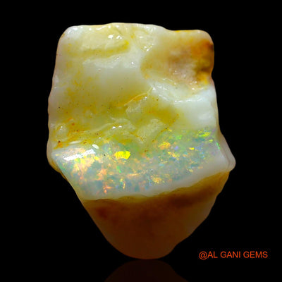 7.00 Cts Natural Australian Fire Opal Loose Gemstone Fancy Rough 16x13x8 mm RE-99