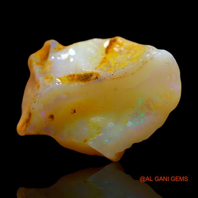 7.00 Cts Natural Australian Fire Opal Loose Gemstone Fancy Rough 16x13x8 mm RE-99