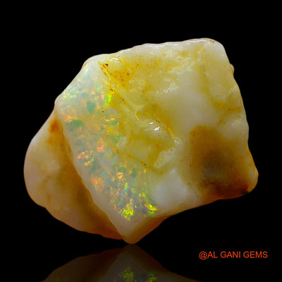 7.00 Cts Natural Australian Fire Opal Loose Gemstone Fancy Rough 16x13x8 mm RE-99