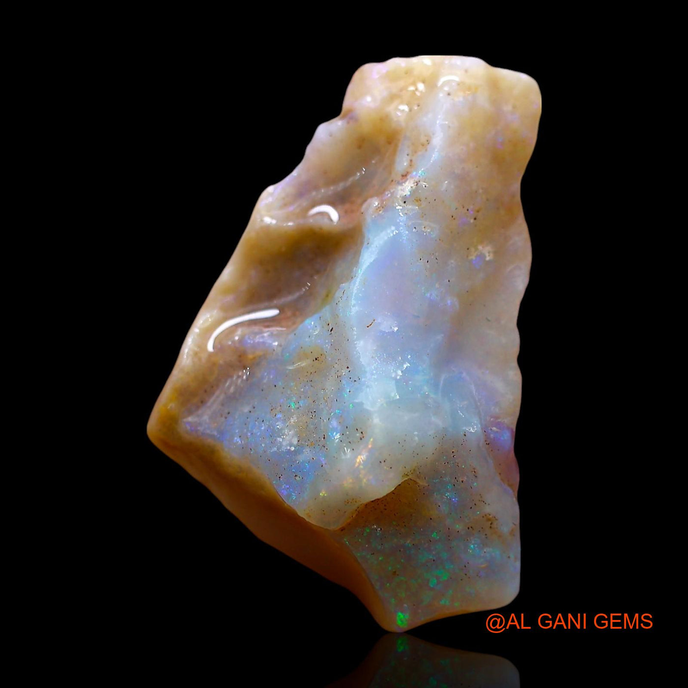 11.00 Cts Unheated Australian Fire Opal Loose Gemstone Fancy Rough Natural 22x14x8 mm RE-9