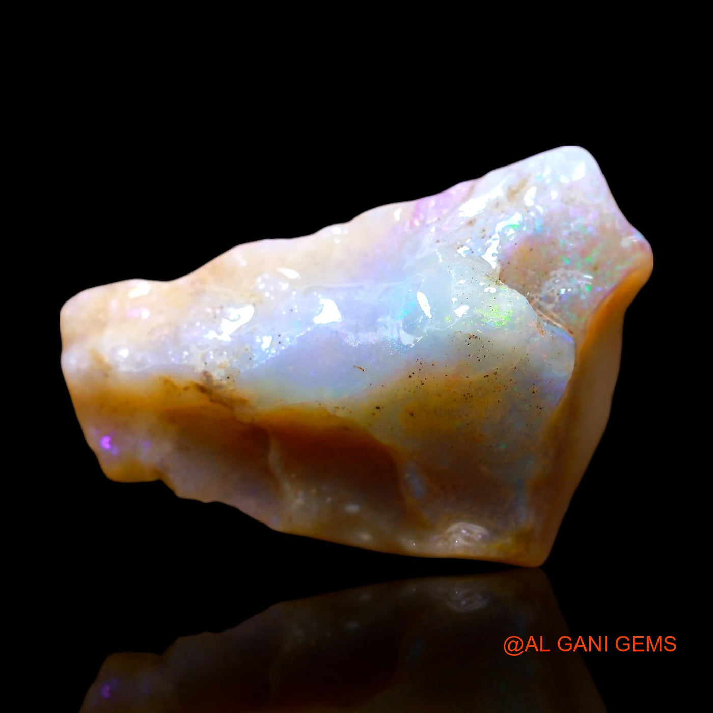11.00 Cts Unheated Australian Fire Opal Loose Gemstone Fancy Rough Natural 22x14x8 mm RE-9