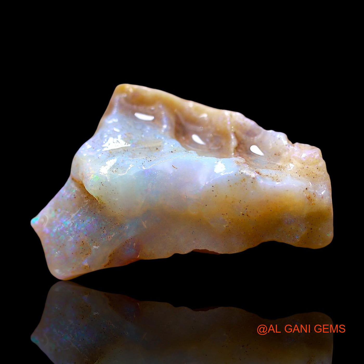 11.00 Cts Unheated Australian Fire Opal Loose Gemstone Fancy Rough Natural 22x14x8 mm RE-9