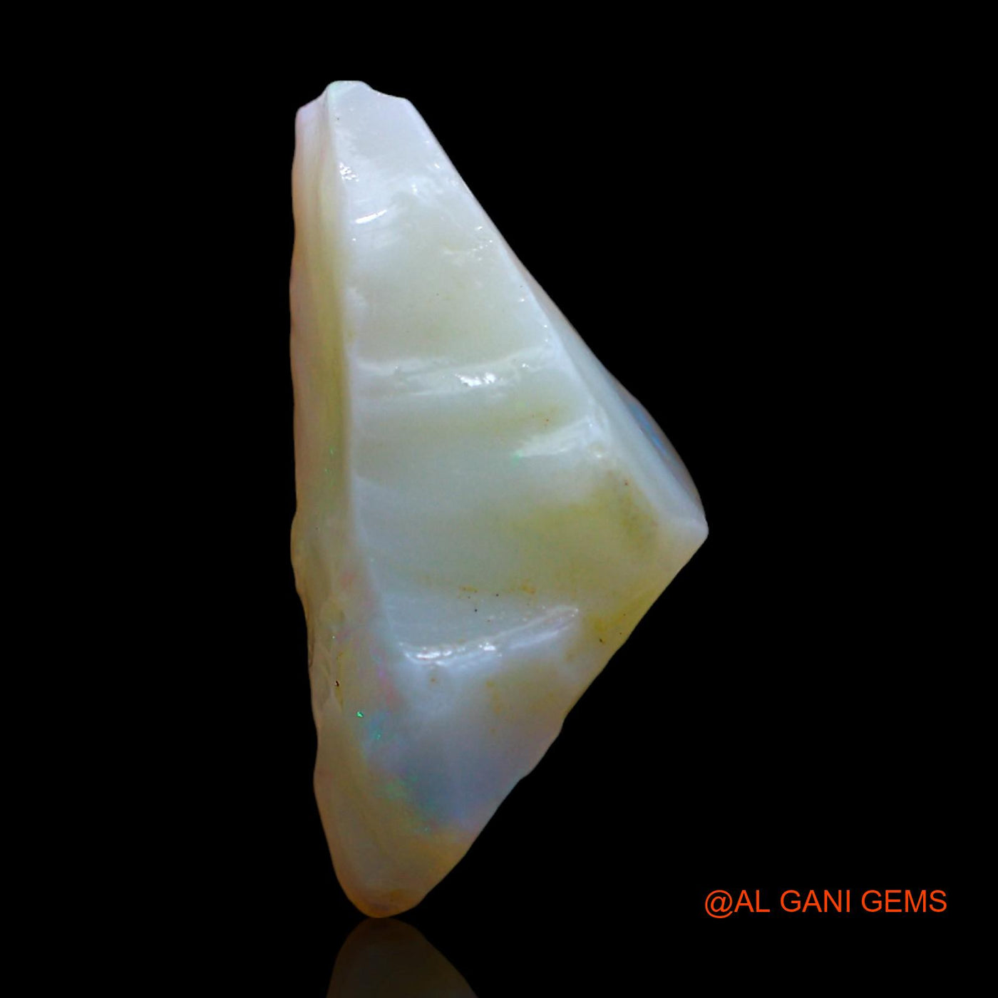 Natural Fire Opal Gemstone 4.00 Cts Loose Fancy Rough From Australia 17x8x5 mm RF-101