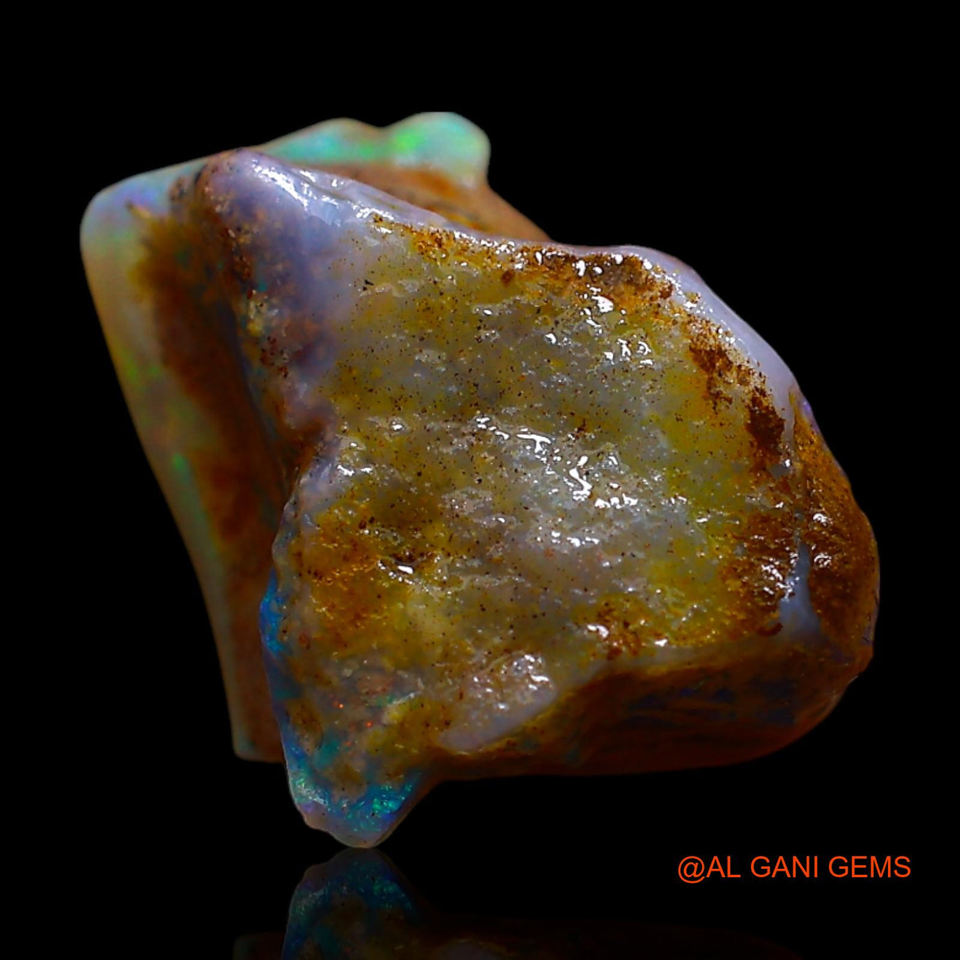 5.00 Cts Natural Australian Fire Opal Loose Gemstone Fancy Rough 13x9x7 mm RF-102
