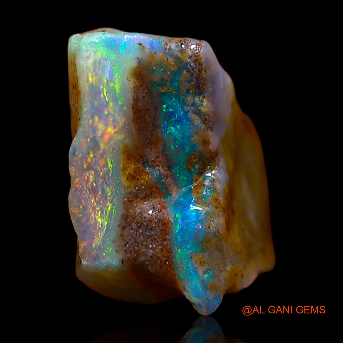 5.00 Cts Natural Australian Fire Opal Loose Gemstone Fancy Rough 13x9x7 mm RF-102