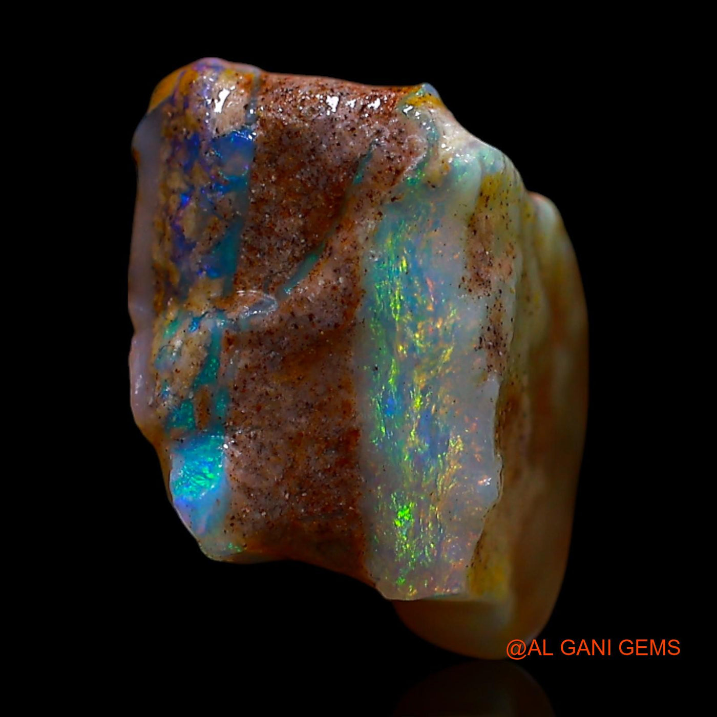5.00 Cts Natural Australian Fire Opal Loose Gemstone Fancy Rough 13x9x7 mm RF-102