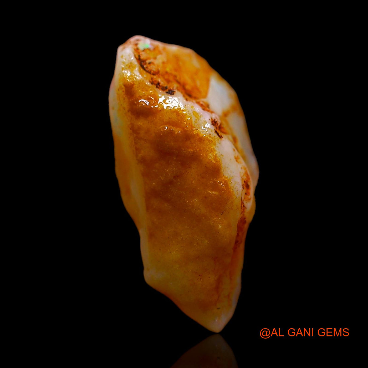 4.00 Cts Natural Australian Fire Opal Loose Gemstone Fancy Rough 17x8x7 mm RF-103