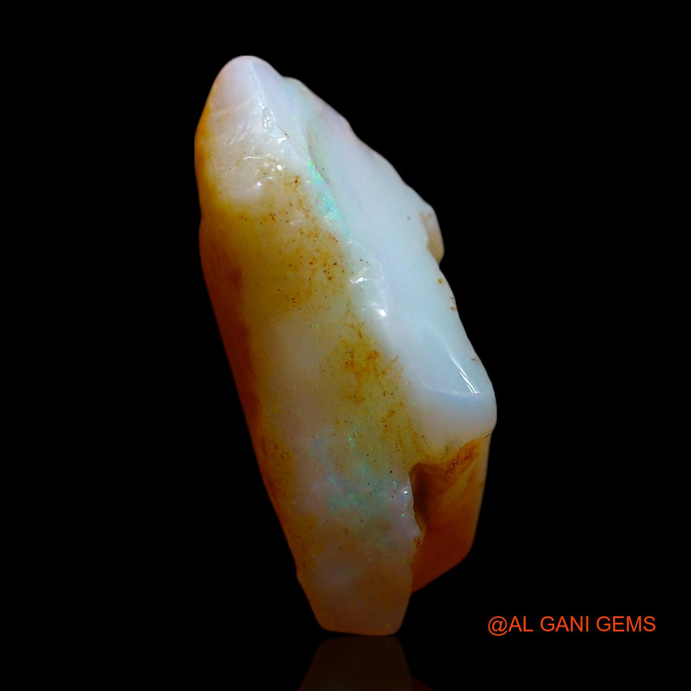 4.00 Cts Natural Australian Fire Opal Loose Gemstone Fancy Rough 17x8x7 mm RF-103