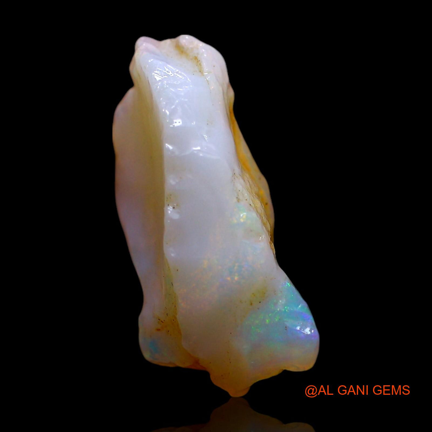 4.00 Cts Natural Australian Fire Opal Loose Gemstone Fancy Rough 16x9x6 mm RF-105