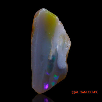 Natural Fire Opal Gemstone 9.00 Cts Loose Fancy Rough From Australia 17x16x7 mm RF-10