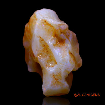 Natural Untreated Fire Opal Loose Gemstone Fancy Rough From Australia 4.00 Cts 14x9x7 mm RF-115