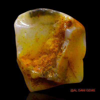 Natural Untreated Fire Opal Loose Gemstone Fancy Rough From Australia 4.00 Cts 13x11x4 mm RF-117