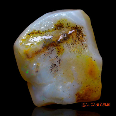 Natural Untreated Fire Opal Loose Gemstone Fancy Rough From Australia 4.00 Cts 13x11x4 mm RF-117