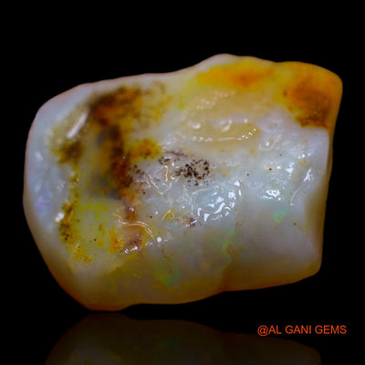 Natural Untreated Fire Opal Loose Gemstone Fancy Rough From Australia 4.00 Cts 13x11x4 mm RF-117