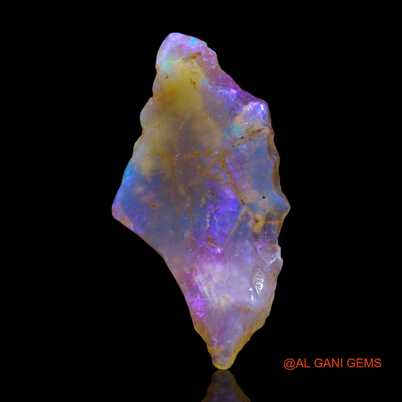 3.00 Cts Natural Australian Fire Opal Loose Gemstone Fancy Rough 23x12x4 mm RF-11