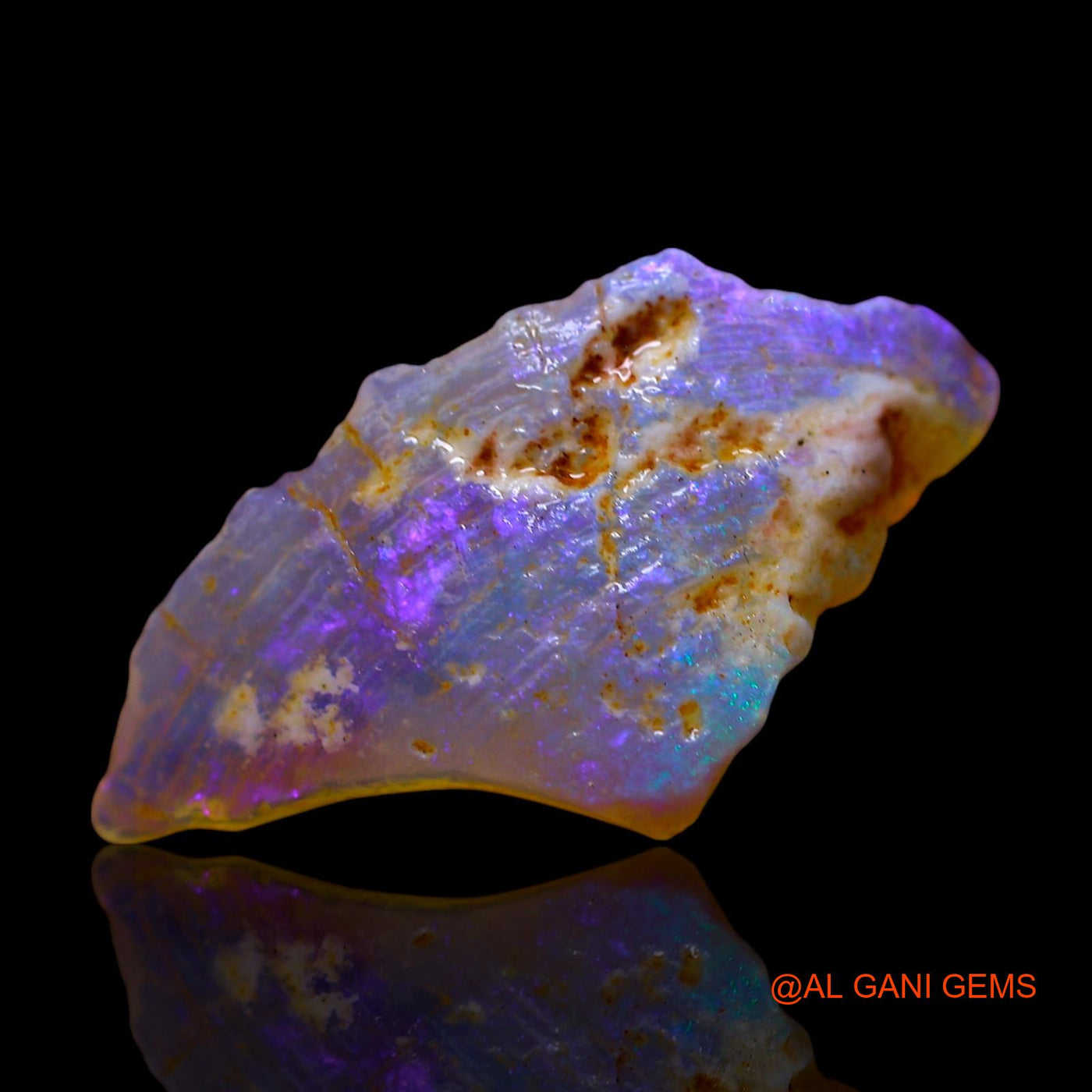 3.00 Cts Natural Australian Fire Opal Loose Gemstone Fancy Rough 23x12x4 mm RF-11