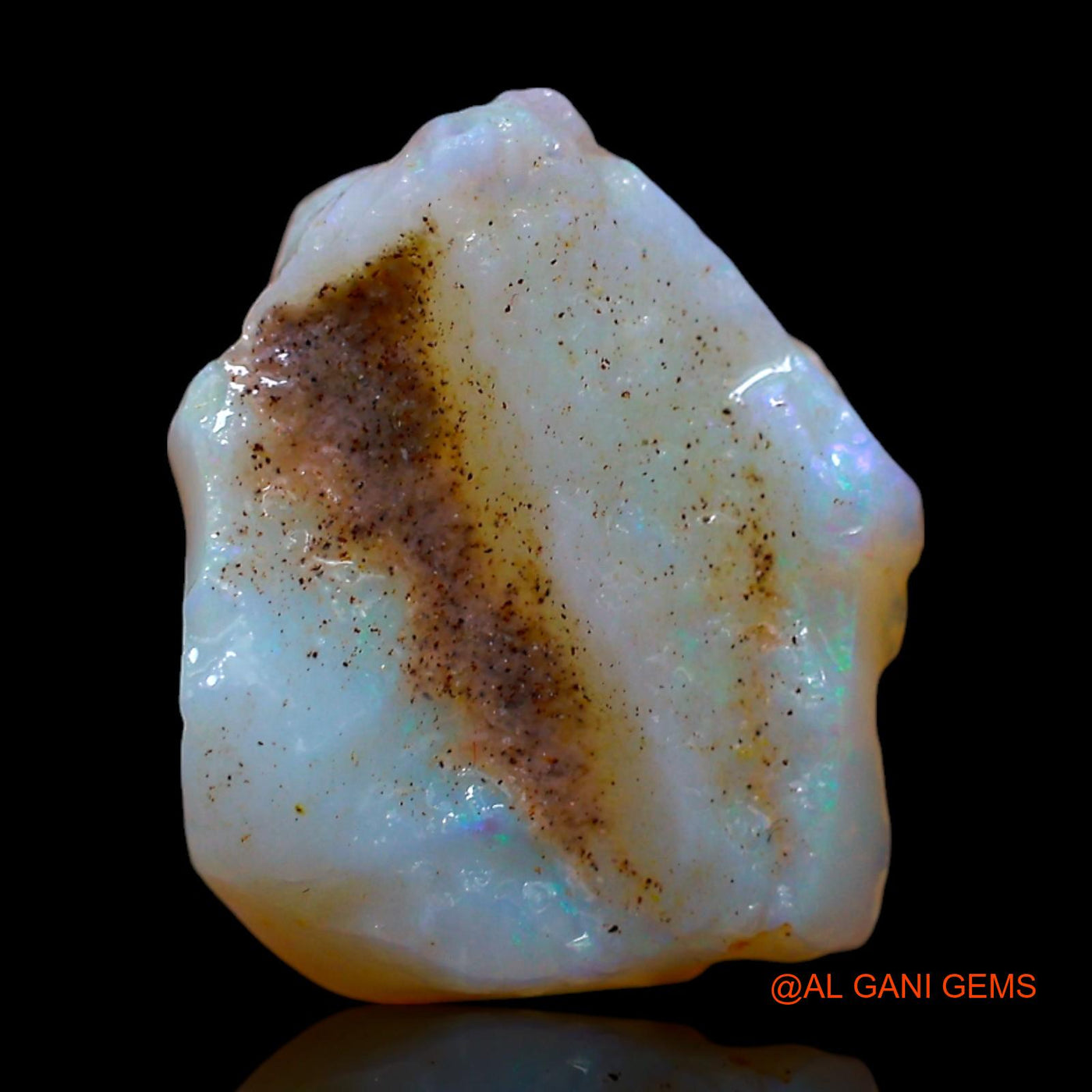 5.00 Cts Natural Australian Fire Opal Loose Gemstone Fancy Rough 13x11x6 mm RF-129