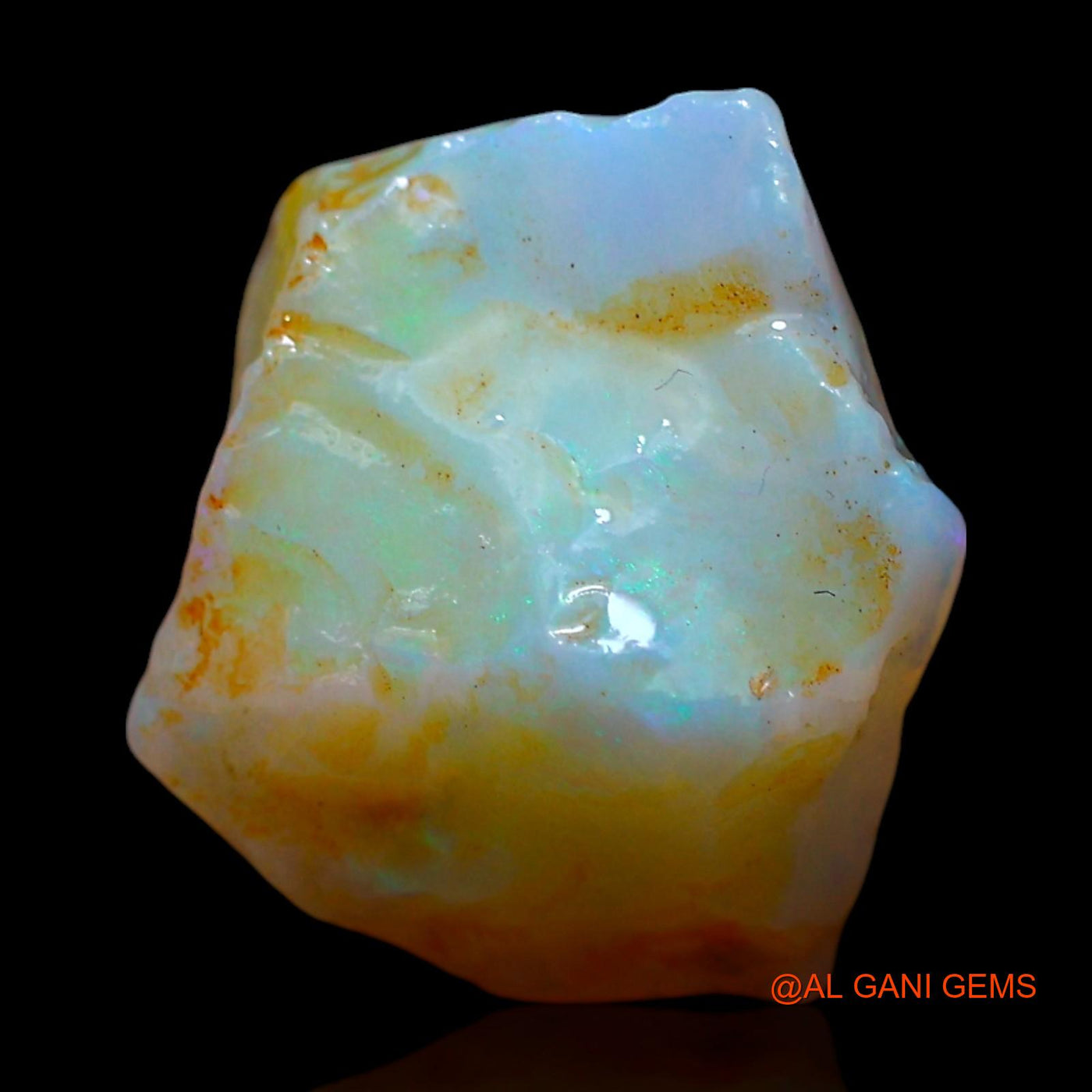 5.00 Cts Natural Australian Fire Opal Loose Gemstone Fancy Rough 13x11x6 mm RF-129
