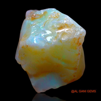 5.00 Cts Natural Australian Fire Opal Loose Gemstone Fancy Rough 13x11x6 mm RF-129