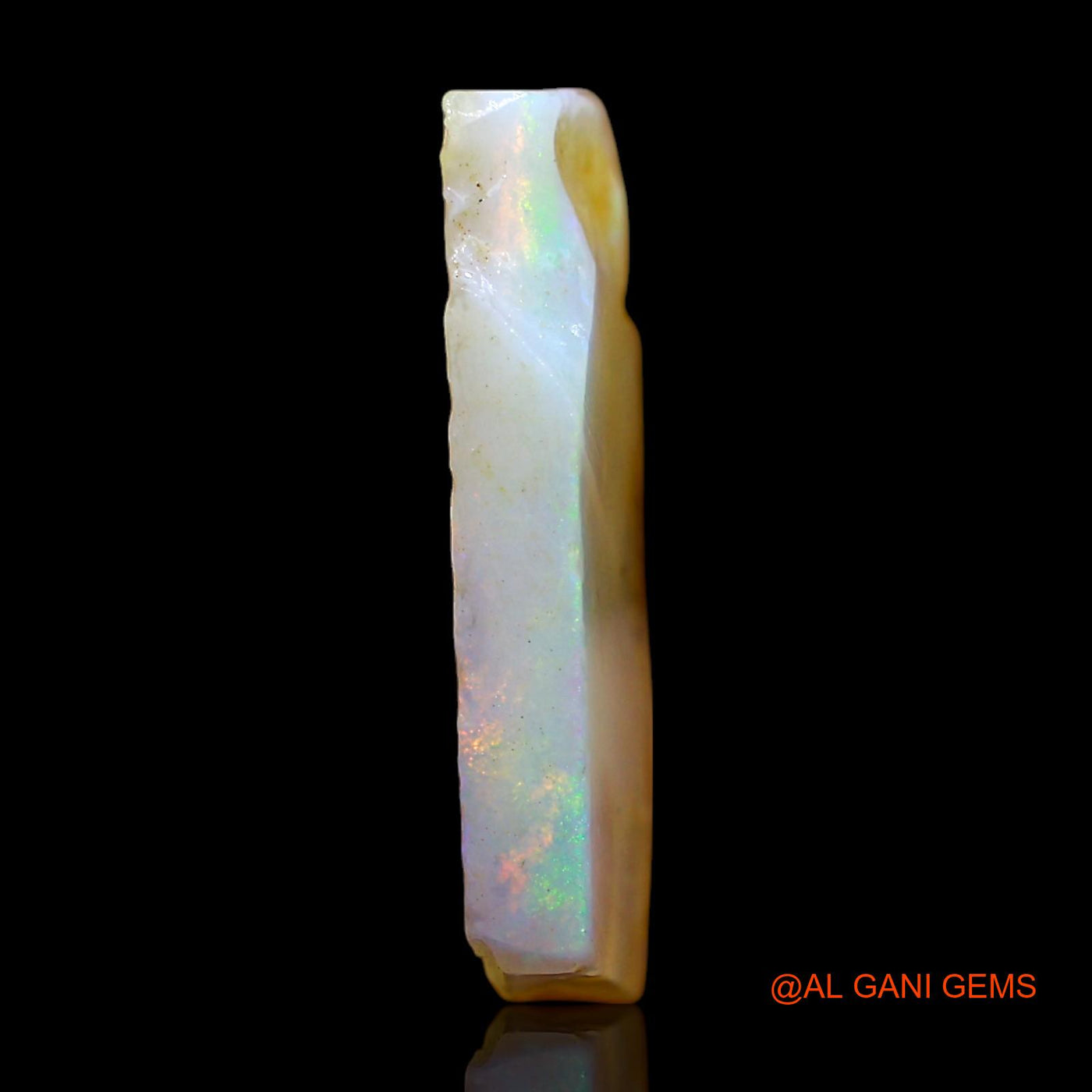 Natural Fire Opal Gemstone 4.00 Cts Loose Fancy Rough From Australia 19x10x2 mm RF-12