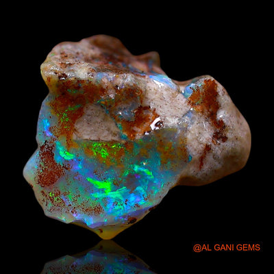 5.00 Cts Unheated Australian Fire Opal Loose Gemstone Fancy Rough Natural 11x10x9 mm RF-130