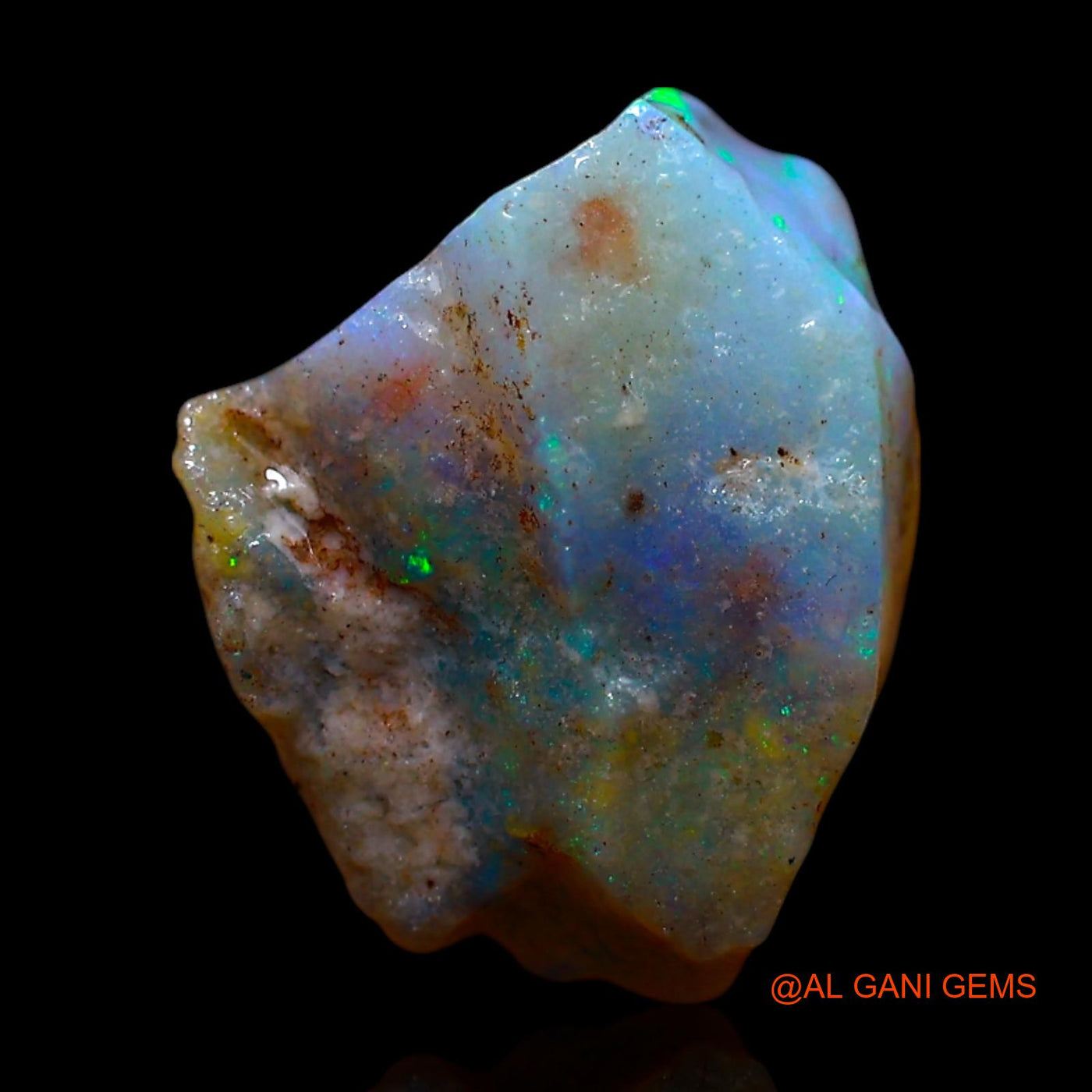 5.00 Cts Unheated Australian Fire Opal Loose Gemstone Fancy Rough Natural 11x10x9 mm RF-130
