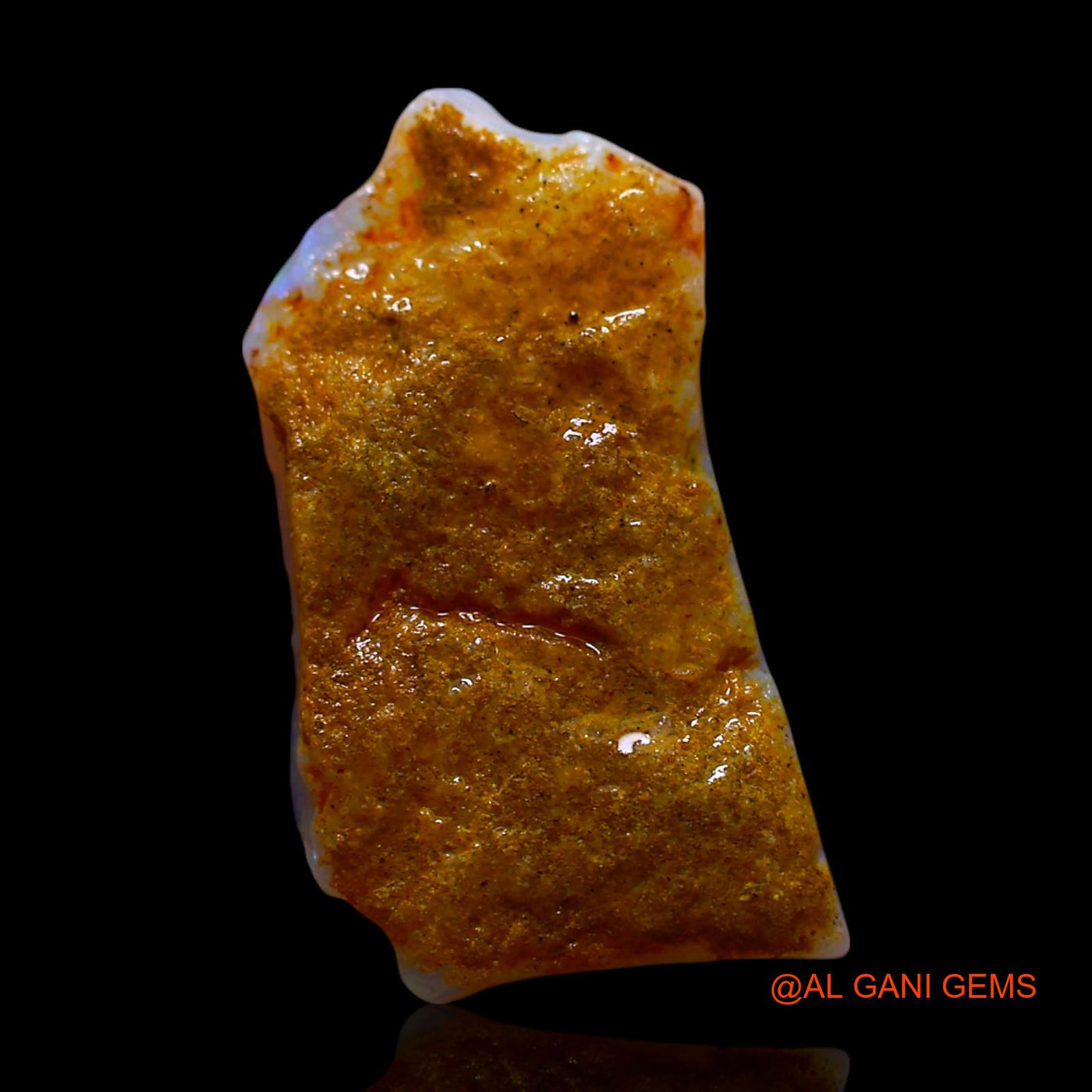 2.00 Cts Unheated Australian Fire Opal Loose Gemstone Fancy Rough Natural 15x8x2 mm RF-131