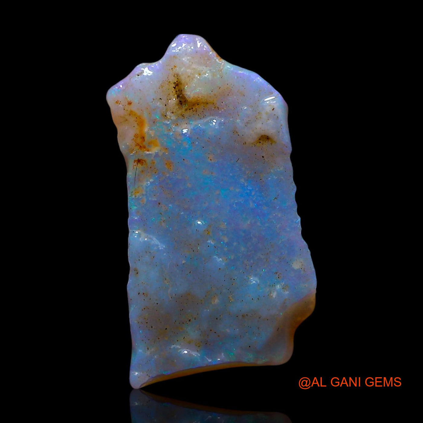 2.00 Cts Unheated Australian Fire Opal Loose Gemstone Fancy Rough Natural 15x8x2 mm RF-131