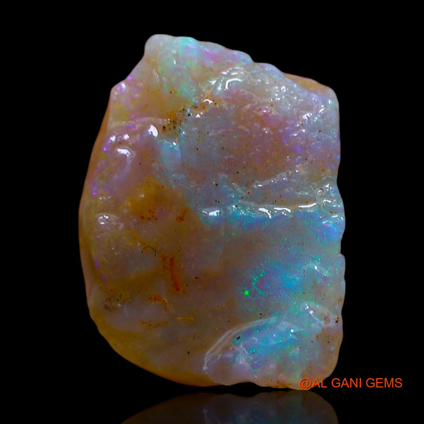 3.00 Cts Natural Australian Fire Opal Loose Gemstone Fancy Rough 12x10x5 mm RF-132