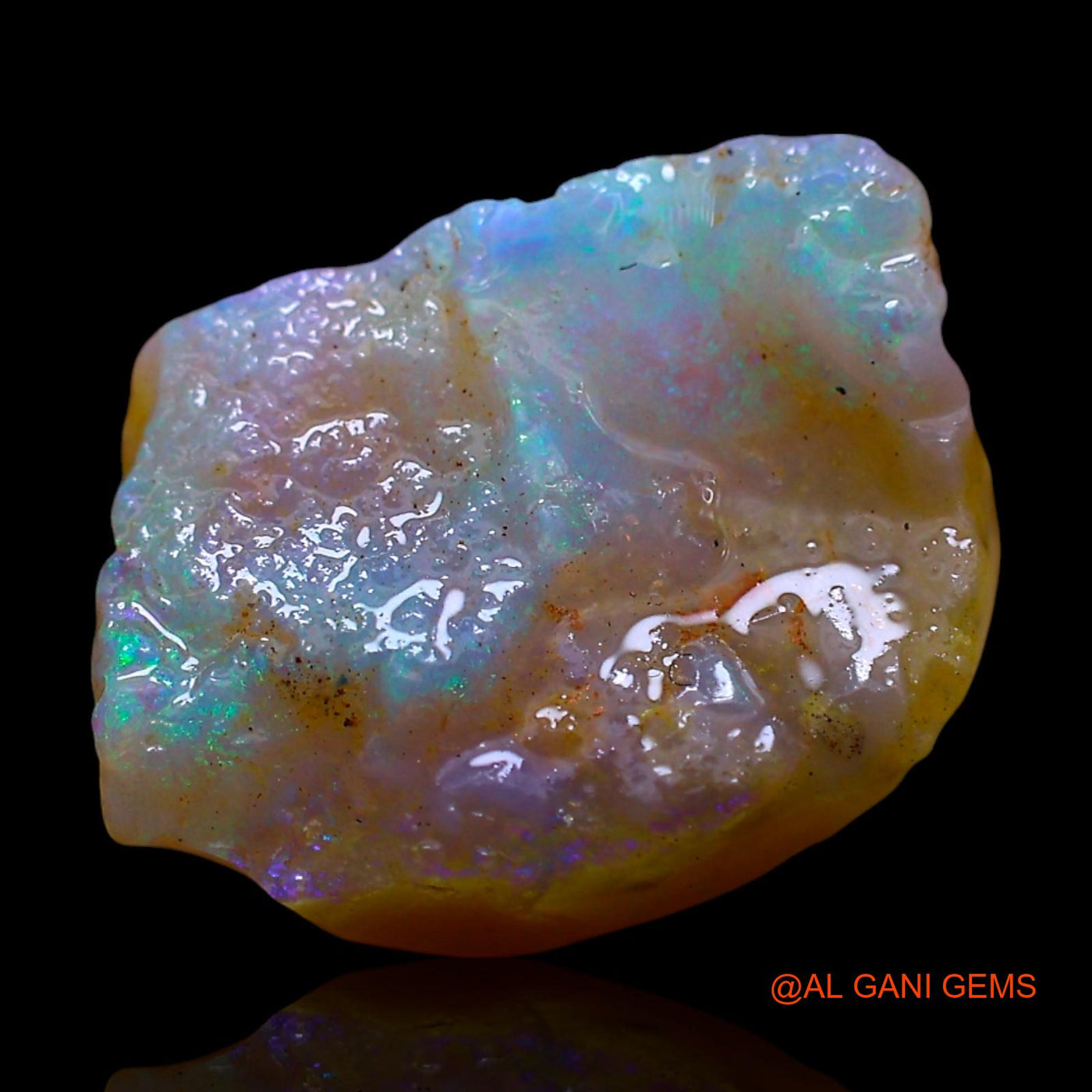 3.00 Cts Natural Australian Fire Opal Loose Gemstone Fancy Rough 12x10x5 mm RF-132