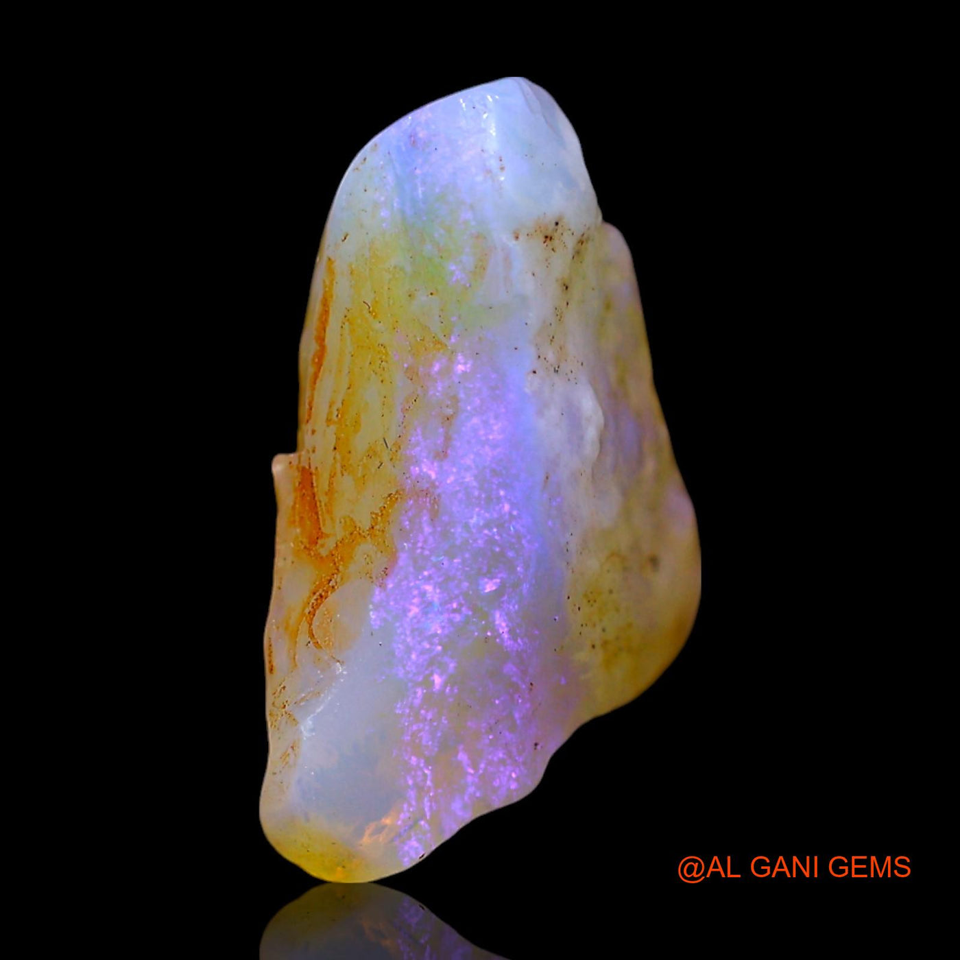 3.00 Cts Natural Australian Fire Opal Loose Gemstone Fancy Rough 12x10x5 mm RF-134