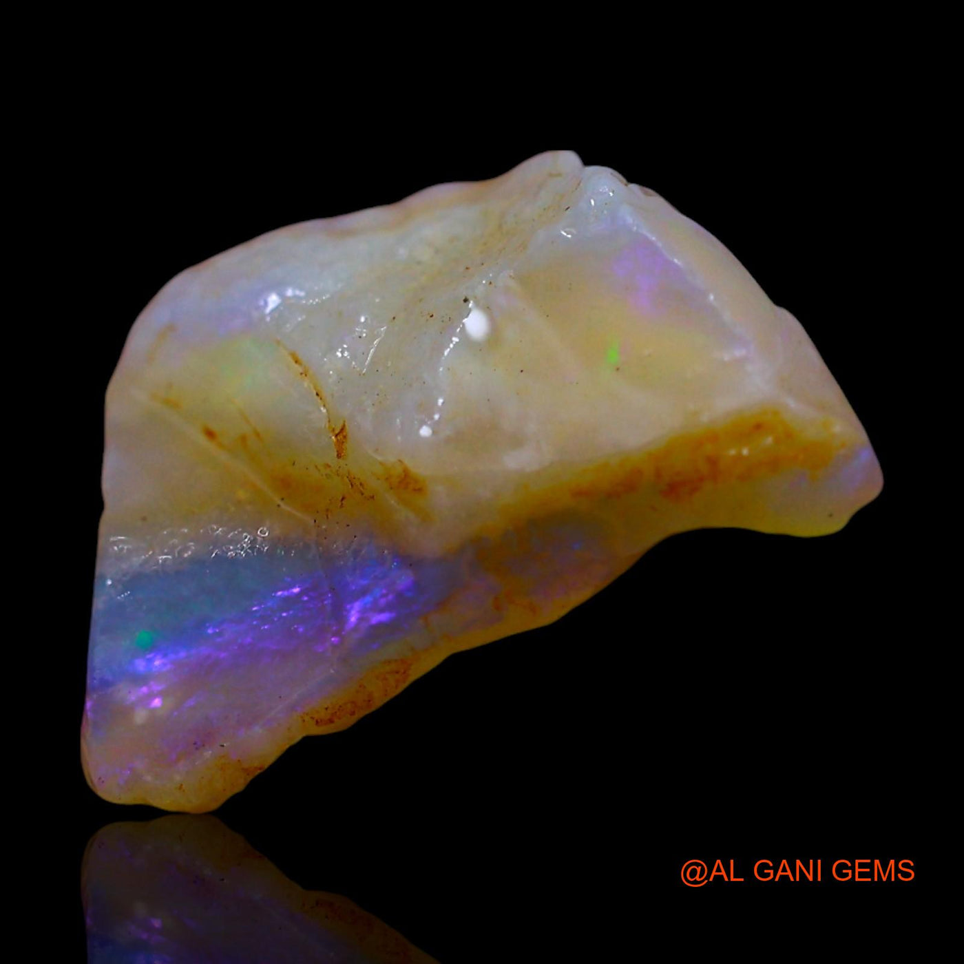 4.00 Cts Natural Australian Fire Opal Fancy Rough Loose Gemstone For Jewelry 13x8x6 mm RF-135