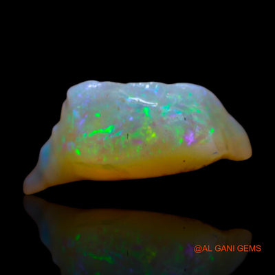 Natural Fire Opal Gemstone 3.00 Cts Loose Fancy Rough From Australia 14x11x3 mm RF-145