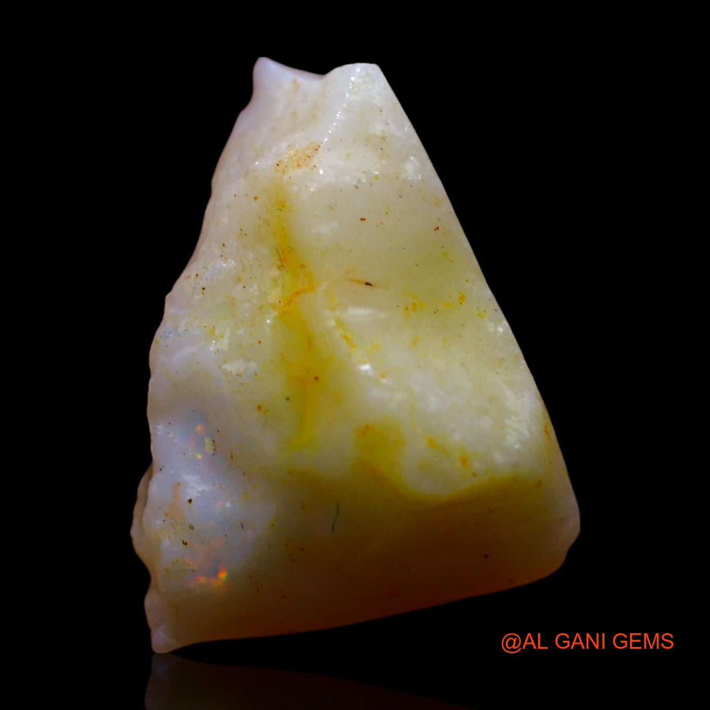 2.00 Cts Natural Australian Fire Opal Loose Gemstone Fancy Rough 13x10x4 mm RF-146