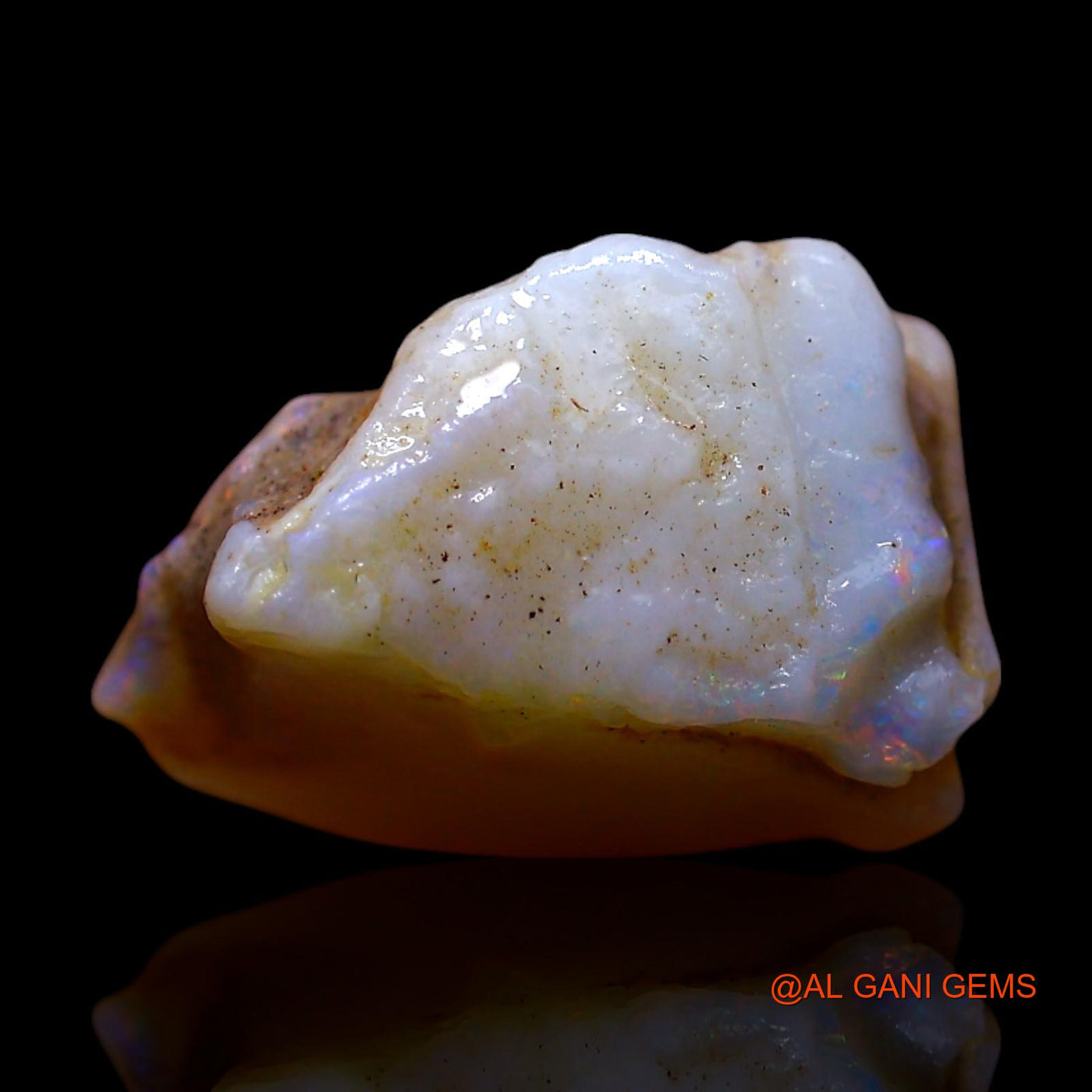 5.00 Cts Natural Australian Fire Opal Loose Gemstone Fancy Rough 12x8x9 mm RF-147