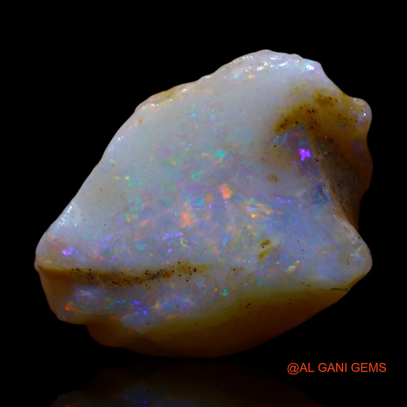 5.00 Cts Natural Australian Fire Opal Loose Gemstone Fancy Rough 12x8x9 mm RF-147