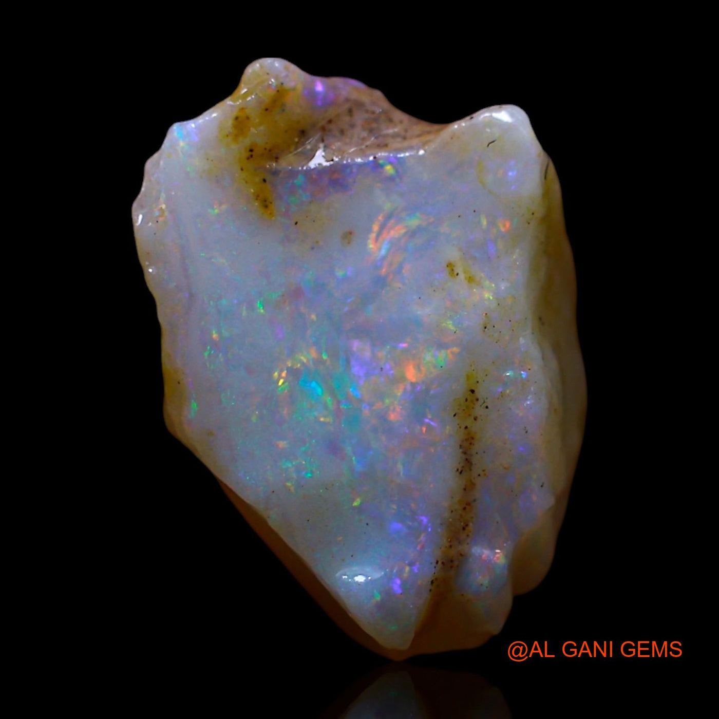 5.00 Cts Natural Australian Fire Opal Loose Gemstone Fancy Rough 12x8x9 mm RF-147